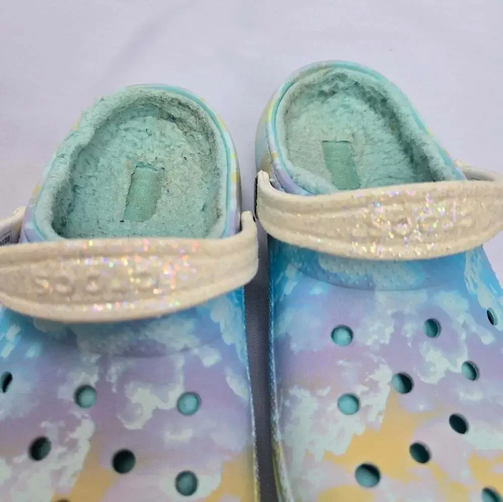 Crocs Kids Multicolor Lined Clog Sandals J4